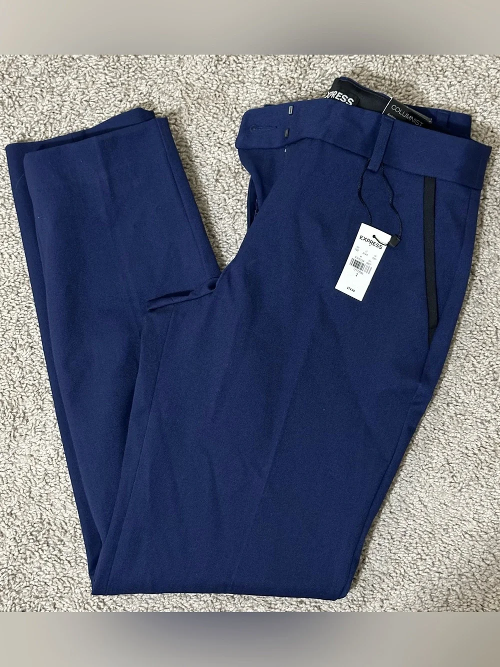 Express Men’s Navy Blue Dress Pants